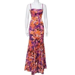 Roberto Cavalli floral gown fits like size 4